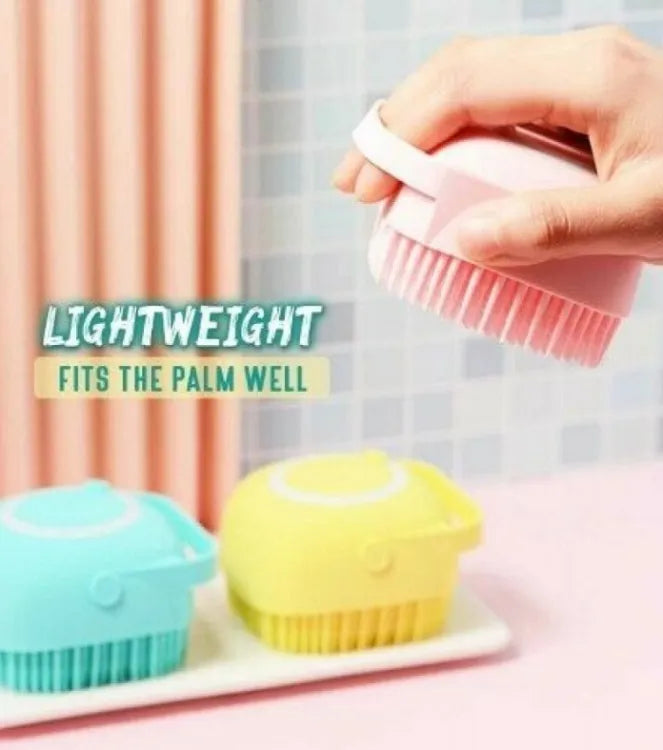 Silicone Bath Body Brush Scrubber with Soap Dispenser Body Brush