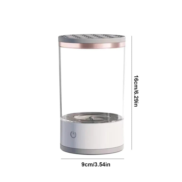 Elecrtic Makeup Brush Cleaner - Automatic Portable Cosmetic Makeup Brush Rotary Cleaning - USB Charging Cosmetic Brush Rack