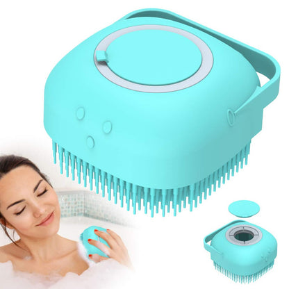 Silicone Bath Body Brush Scrubber with Soap Dispenser Body Brush