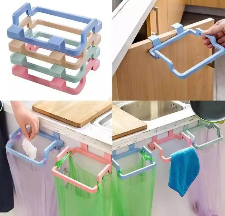 Kitchen Organizer Towel Rack Hanging Holder Bathroom Cabinet Cupboard Door Back Hanger Kitchen Supplies Accessories