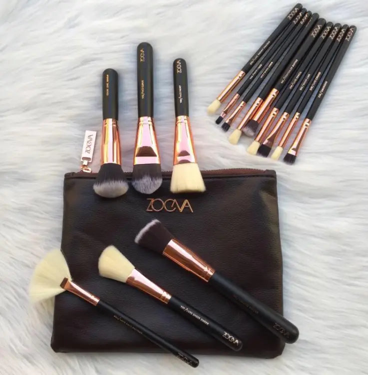 Zoeva 15 Piece Makeup Brushes With Pouch