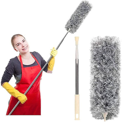 Cleaning Duster 8ft Long Pipe AC CEILING FAN WALL ROOF FEATHER DUSTER