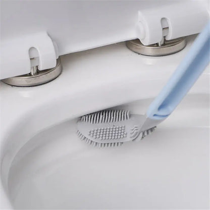 Golf Silicone Toilet Brush Long Handled Toilet Cleaning Brush Modern Hygienic Bathroom Accessories