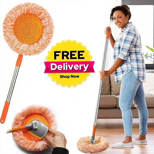 360 Degree Rotatable Adjustable Cleaning Mop Sunflower Mop 5Ft Long Pipe