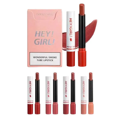 Pack of 4 Lipsticks Matte Long Lasting touch colors Hey Girl Velvet Matte Lipsticks