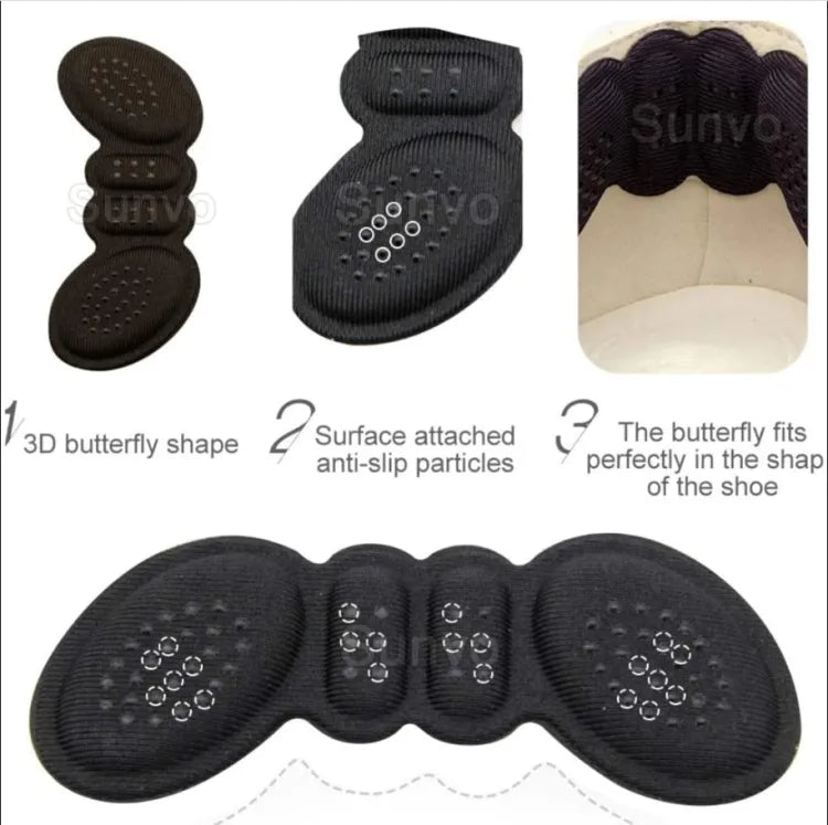 Women Insoles for Shoes High Heel Pad Adjust Size Adhesive Heels Pads Liner Grips Protector Sticker Pain Relief Foot Care Insert Cushion Inserts Silicone Shoe Pads