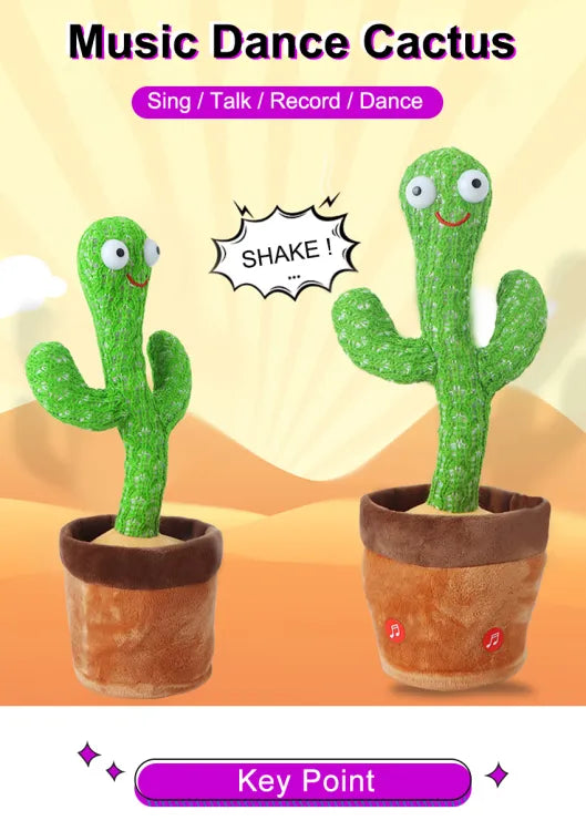 Dancing Cactus Plush Toy