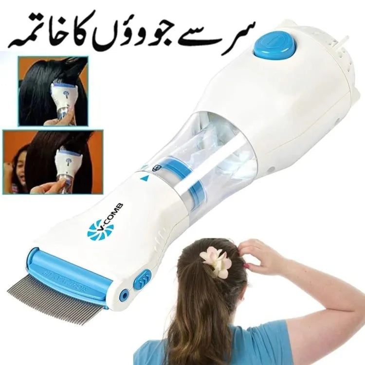 Electronic Head Lice Removal Machine |V comb Lice Machine|Anti Lice Machine With 4 Filter|V comb Head Lice Machine|Lice Remover Machine