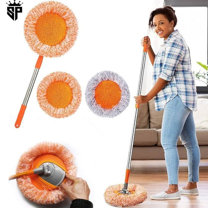 360 Degree Rotatable Adjustable Cleaning Mop Sunflower Mop 5Ft Long Pipe